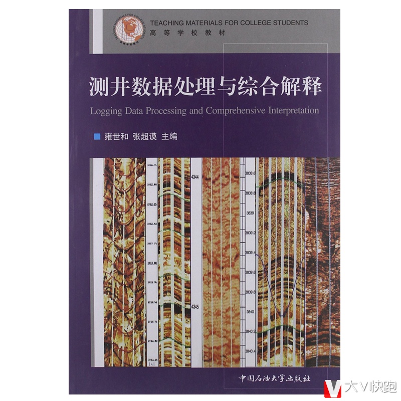 测井数据处理与综合解释雍世和张超谟高等学校教材内附大图石油大学出版社